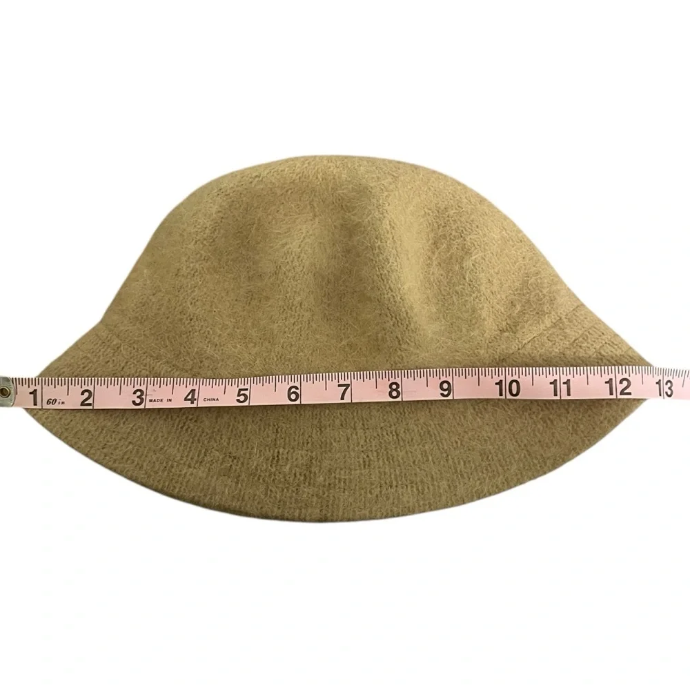 Tan Angora Blend Bucket Hat - Picture 2 of 4